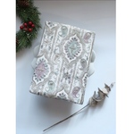 【再販】インド刺繍生地で仕立てた特別な『文庫本専用』ブックカバー｜　ギフト・プレゼント・クリスマスにも🎄しおり