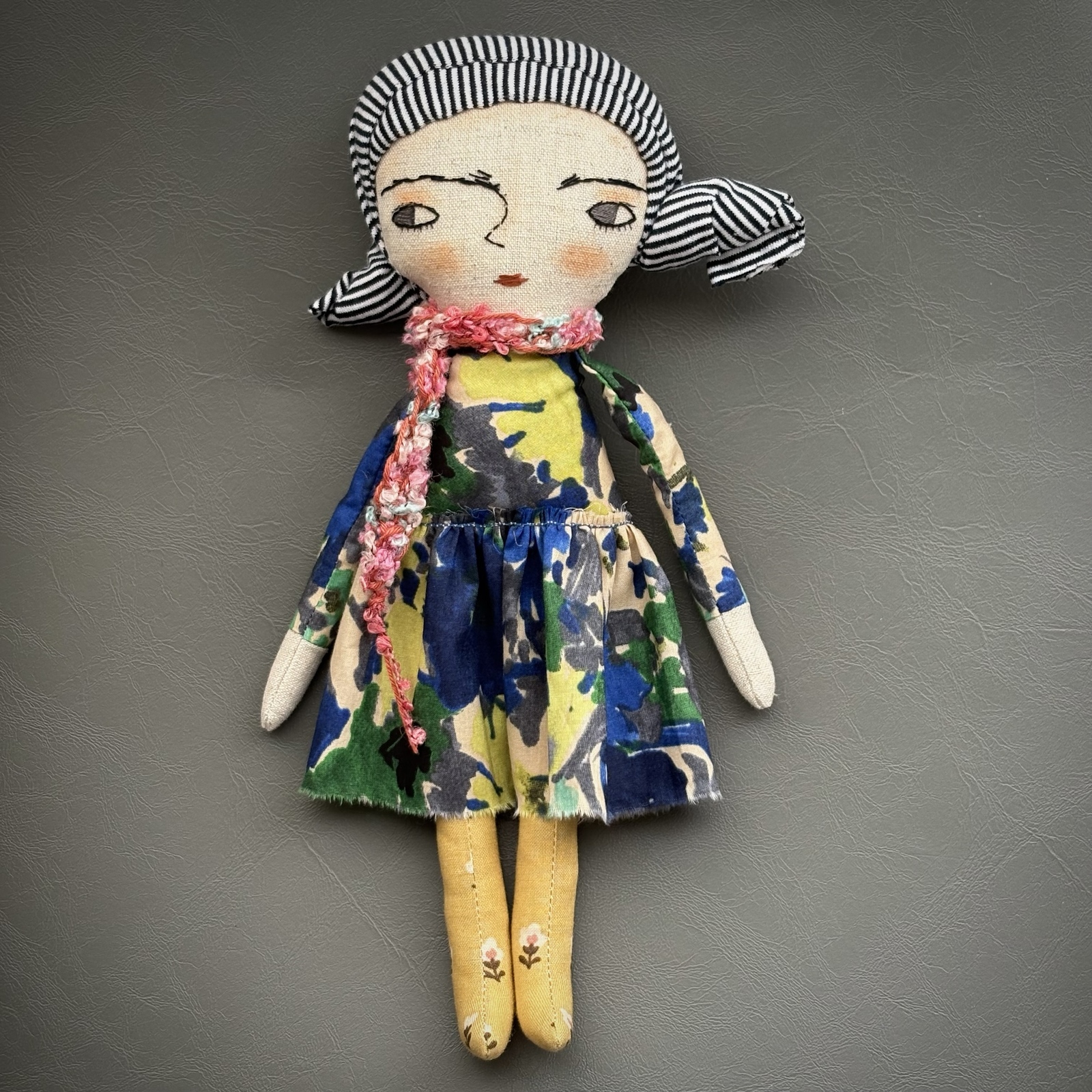 作家様 ハンドメイド 作品 アートドール ぬいぐるみ 置物 ハロウィン 魔女猫 作家様 ハンドメイド 作品 アートドール ぬいぐるみ 置物 ハロウィン