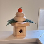 木製鏡餅　訳あり品（ひのき鏡餅三宝セット）