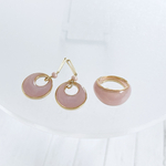 灰桜　ピアス　バングル　ドール用