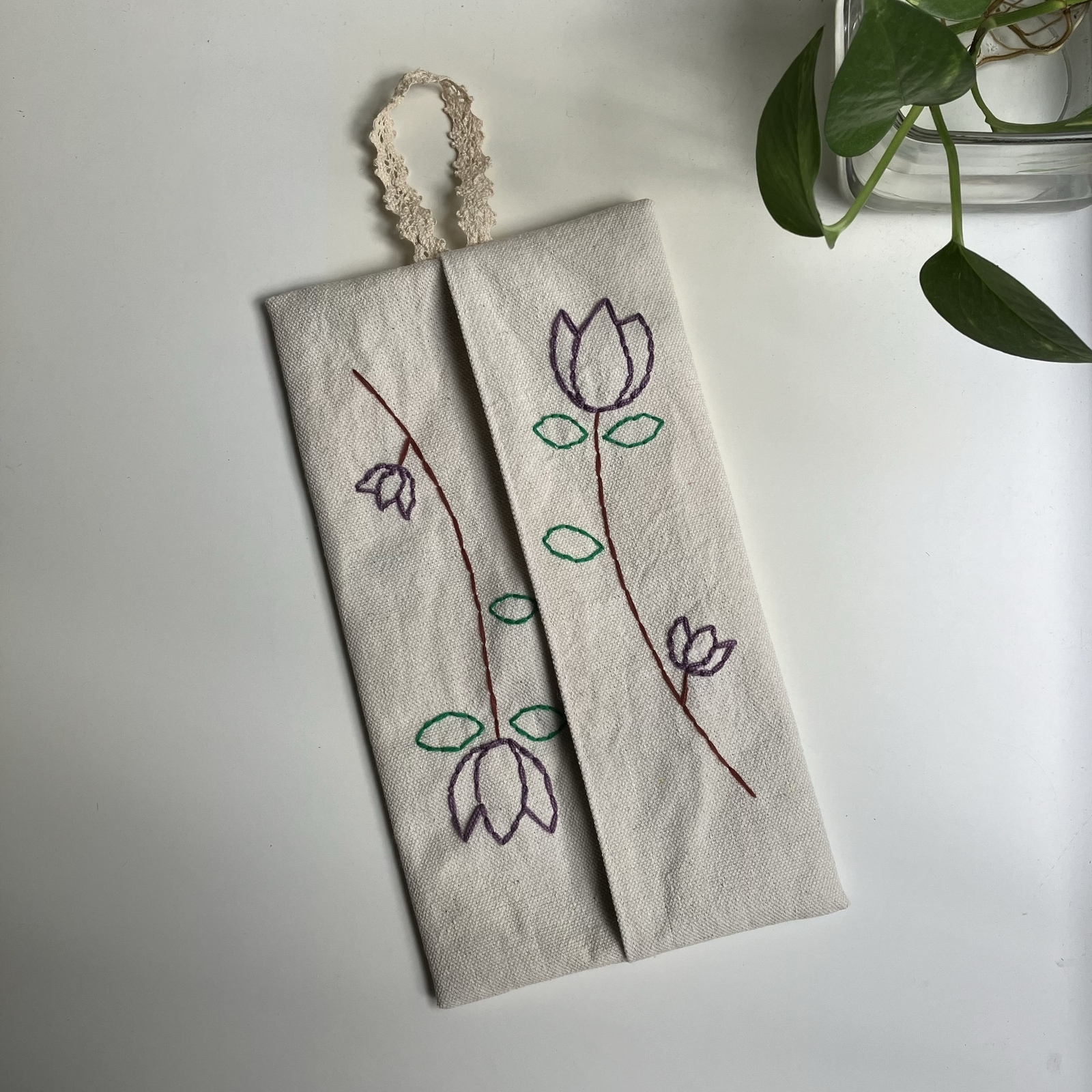 刺繍 - ティッシュケース・カバーの人気通販 | minne byGMOペパボ 国内