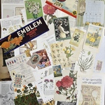 ヴィンテージ紙もの素材セット