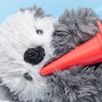 ふわふわラッコ(ブルーグレー×グレー)