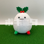 足の生えた葉っぱちゃんぬいぐるみ　クリスマス仕様