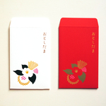 【白い椿と赤い椿】 お年玉用 ★ ポチ袋