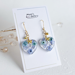 ハートのリース風ピアス/イヤリング