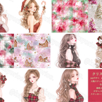 クリスマス限定通常パック｜人物ステッカー21枚＋両面ペーパー10枚入り🎄