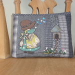 パッチワークのポーチ（送料無料）