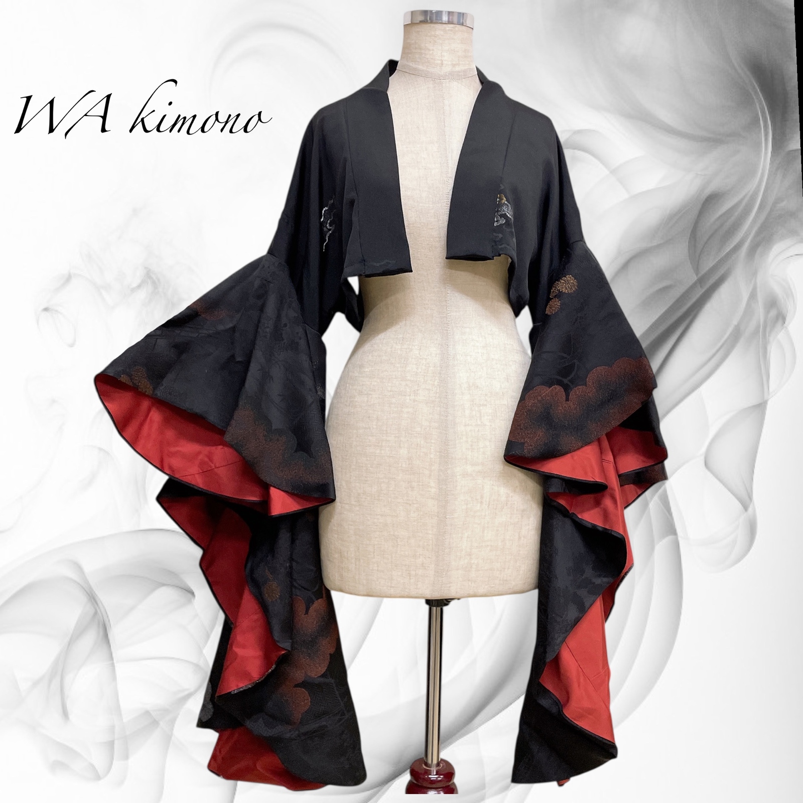 着物MIXパッチワークワンピ S～M ロングワンピース 着物リメイク 着物