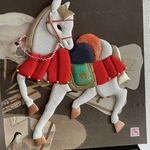 馬の押絵色紙