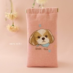 【シーズー① 刺繍メガネケース】再販