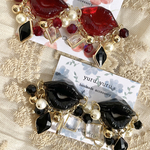 セクシーなリップシャンデリア💋　ピアス&イヤリング