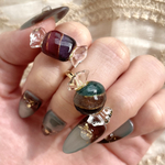 手書きのキャンディ🍬リング💍✨✨　マグネット　レジンリング　フリーサイズ