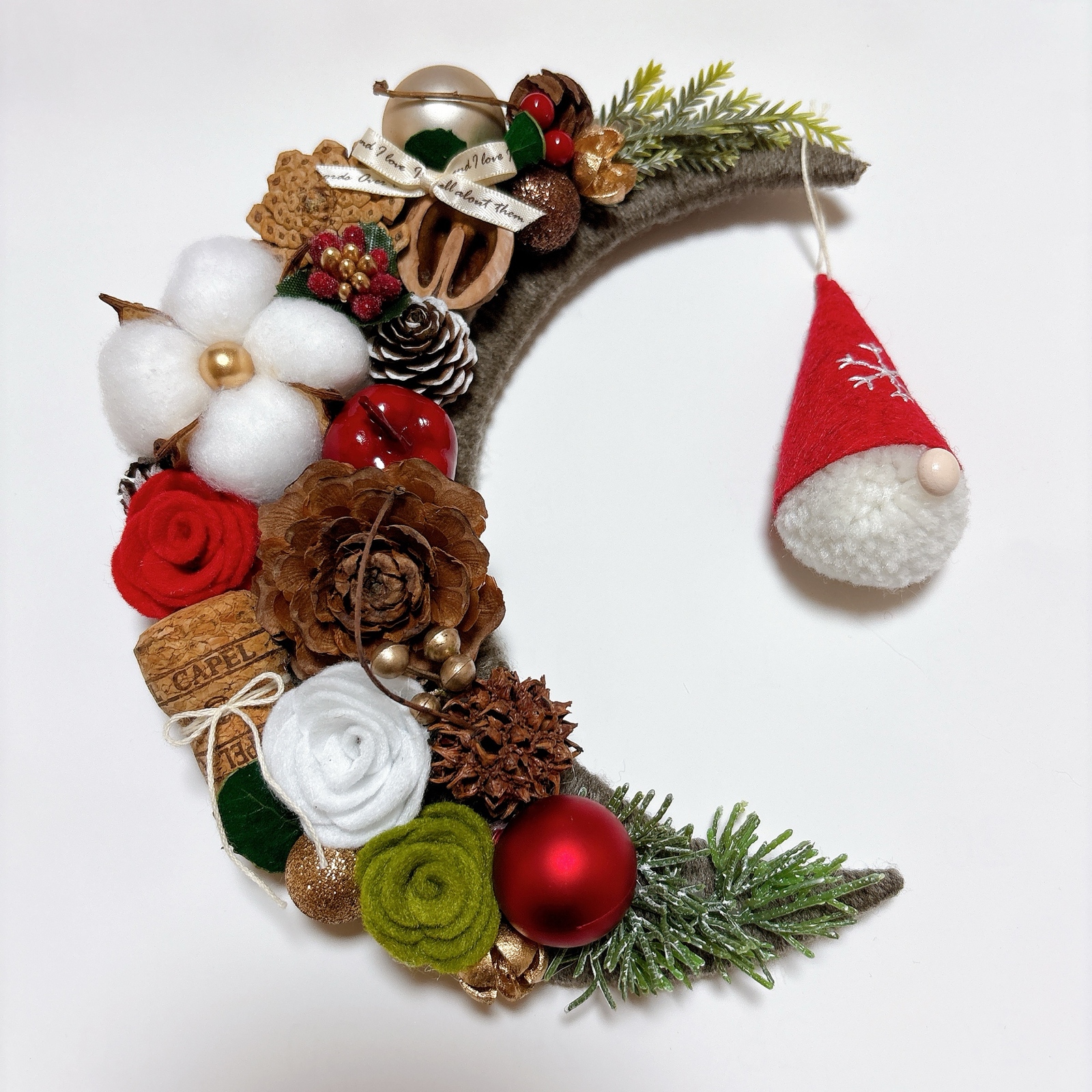 エコクラフト クリスマスリース - KANAMIKA1207'S GALLERY | minne