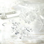 浄化用　最高品質5A ブラジル産水晶さざれ石　ガラス小瓶入り　コルク栓付き　浄化にもインテリアにも　約50g