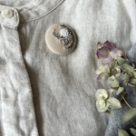 刺繍ブローチ