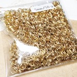 丸カン5ｍｍ　マットゴールド　50ｇ　約1000個　お肌に優しいニッケルフリー