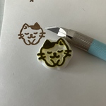 お辞儀猫