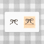 【ミニはんこ】リボン | はんこ