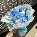 モールフラワー　【volume blue🪼🫧】　韓国花束　枯れないお花