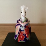 干支飾り　【ウマ】　午年　ちりめん