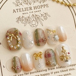 horoniga336様専用♥ フルオーダー ネイルチップ ショートオーバル