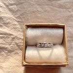 11.5号【✖︎サイズ調整不可】【wide】《silver925》stacking rings ❁ 