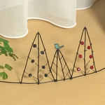 北欧の秋と青いkotori＊ワイヤーアート