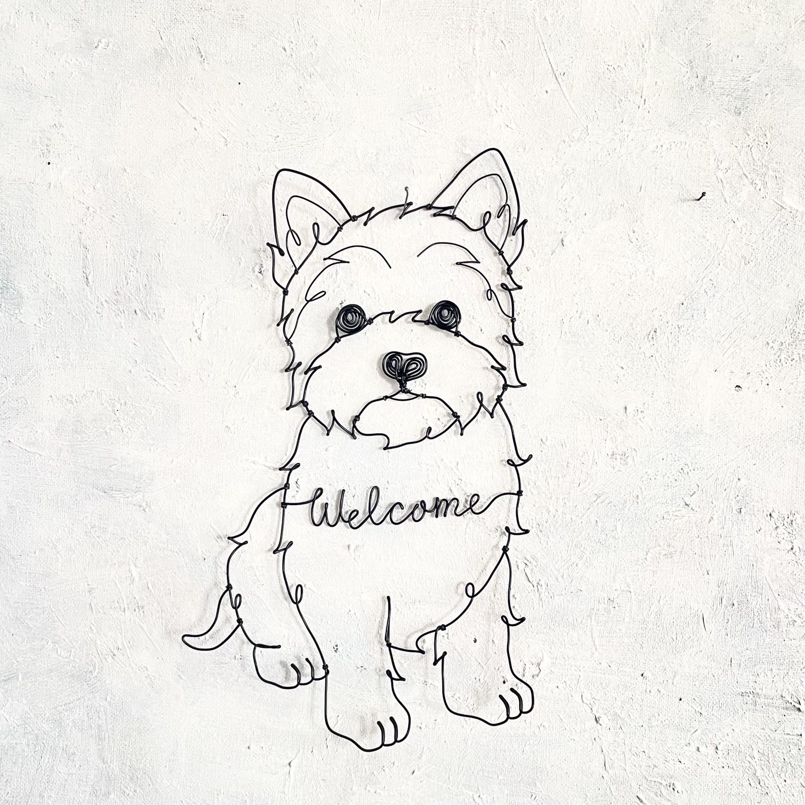 ウエスティのワイヤーアート ウエストハイランドホワイトテリア - Y屋