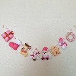 専用出品　クリスマスガーランドピンク