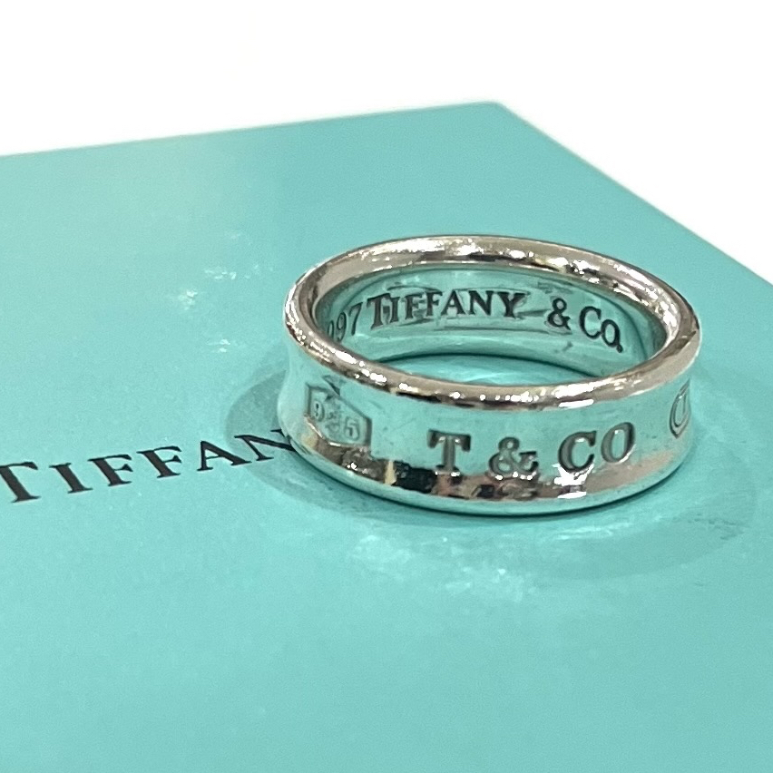 【TIFFANY&CO】【15号 】T2008 T&CO ナローデザインシルバーリングヴィンテージ ティファニープレゼントtiffany メンズ リングシルバー925 指輪 ペアリング　記念日 28,656円