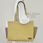  【Lサイズ】カラシ　8号倉敷帆布使用　肩掛けバッグ　akaneko 大きめバッグ　トートバッグ　A4収納