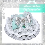 Tiffanycolor ♱୨୧♱ Flowerribbon《付けフリル/大スタイ首輪》フラワーリボン𝜗𝜚꙳.*