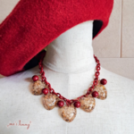 【再販5】♡ Vintage Flower Heart ネックレス ♡ 