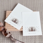 A7:メモ用紙　くまさんの親子memo