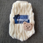 犬服！Мsize！暖か！モコモコ！ケーブル編み