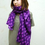 indiancotton stole&pouch set/pp