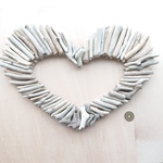 流木リース　【送料無料】たて約24xよこ約36cmx厚み約2.2cm   251113B