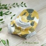 犬服【マレーバク柄タンク🌿マスタード】