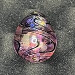 【JINガラス 幻想eggシリーズ】ステンドグラス レッド