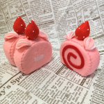 ★クリスマスSALE★【再販10】三連ロールケーキ〜フェルトおままごと〜