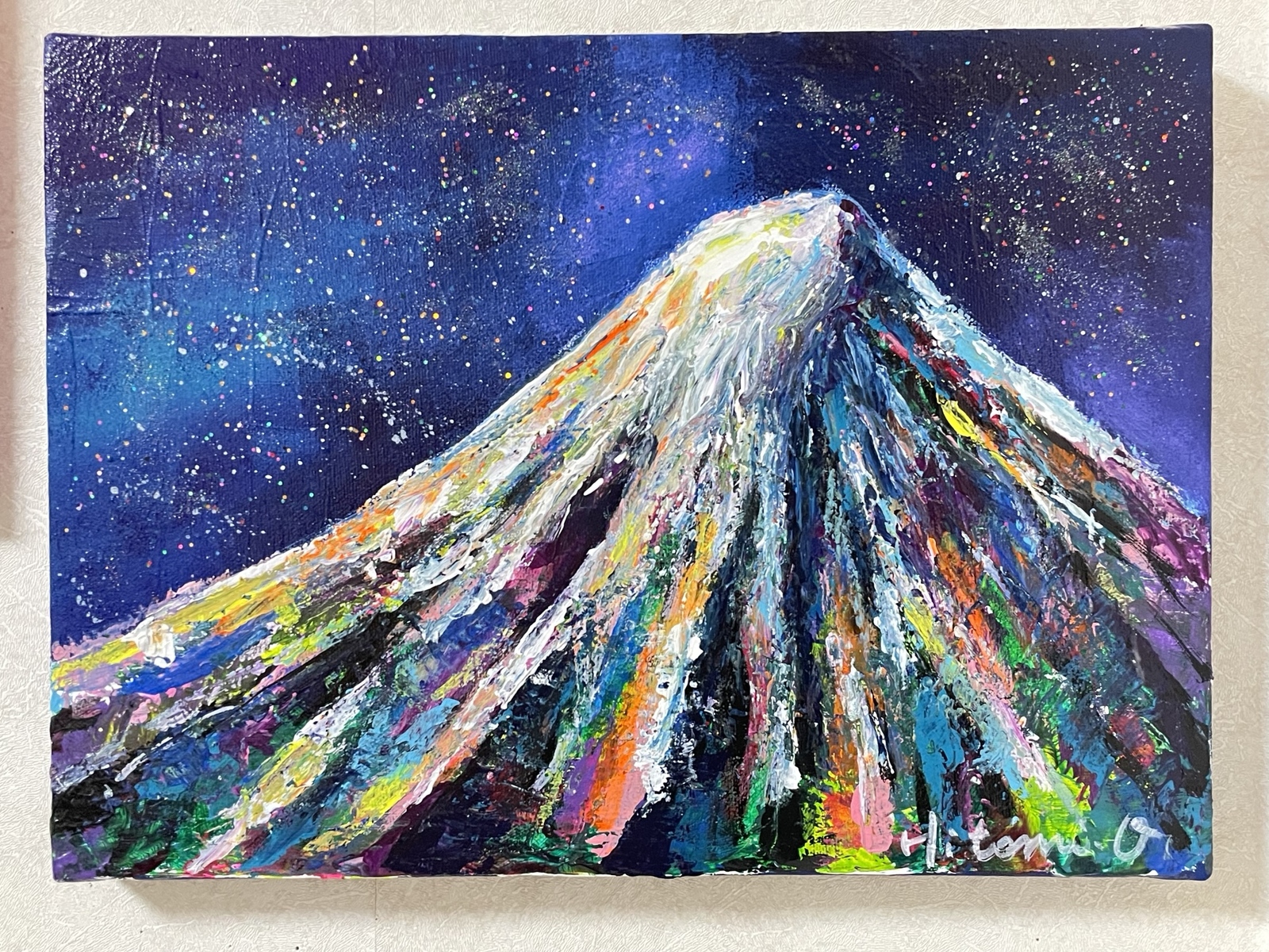 F0号キャンバス 原画 emotional - 13's Art | minne byGMOペパボ 国内