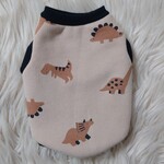 犬服　恐竜柄タンクトップ