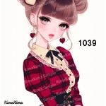 1039 オリジナルステッカー オリジナル人物ステッカー ステッカー シール りまりま  RimaRima