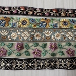 インド刺繍リボンの端切れ　細目
