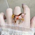 〜夢ガラスユニコーン🦄🌈リング〜