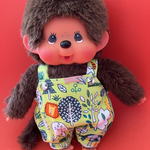 ぬいぐるみ　動物柄サロペット　モンチッチMに似合います