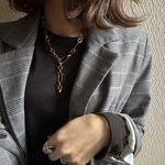 ーanguleux Freeー　サージカルステンレス　アレルギー対応　チェーンネックレス　ネックレス　ゴールドアクセサリー
