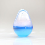 ガラスの雫の小さなオブジェ 「春の清流」