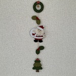   ちりめん細工・クリスマスの吊るし飾り(2)